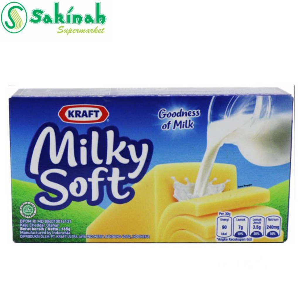Keju Kraft Milky Soft 165G Shopee Indonesia