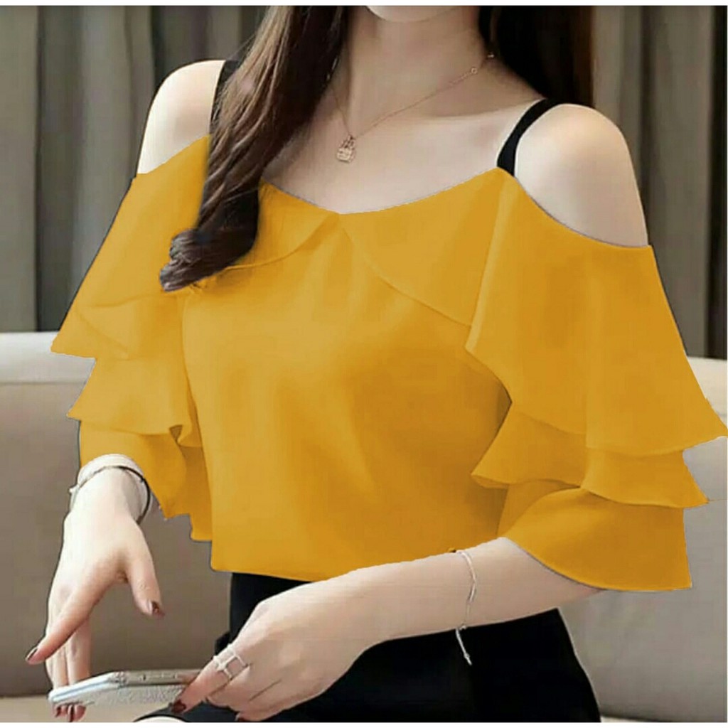 [VLFK] Blouse Sabrina / Atasan Wanita / Atasan Sabri / Atasan Korea / Pakaian Wanita / Blouse / Blus Wanita