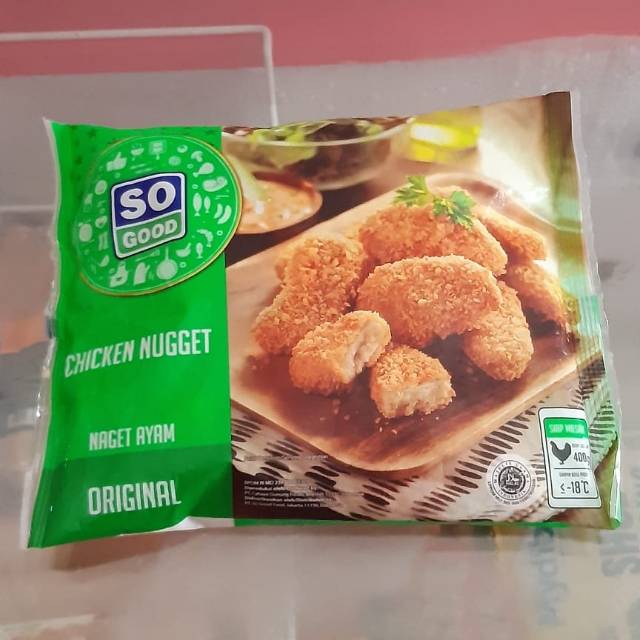 

So Good Chicken Nugget Original 400gr / Naget Ayam Original 400gr