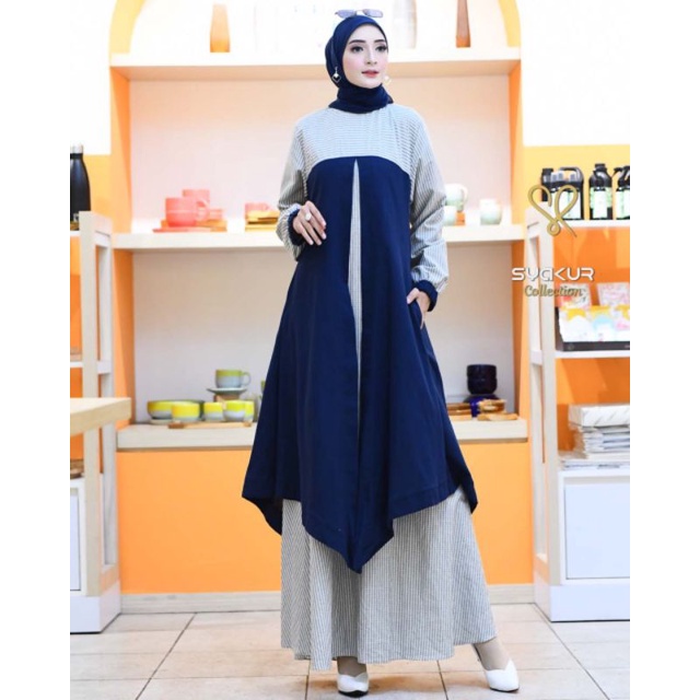 Gamis Melayu Simple present by *SYAKUR COLLECTION*