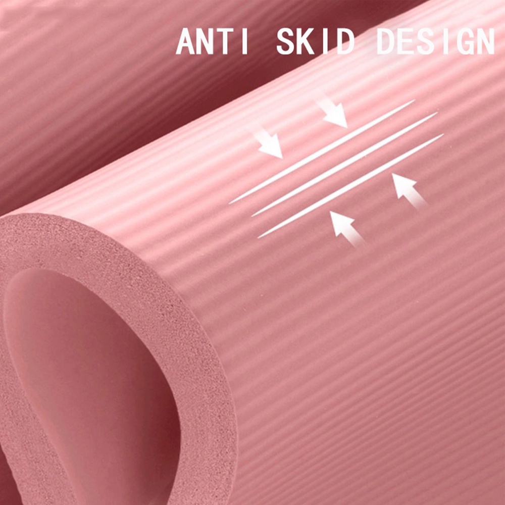 KaLato Yoga Mat 8-10mm Matras Alas Anti Slip Tebal Gym Mat NBR Matras-2