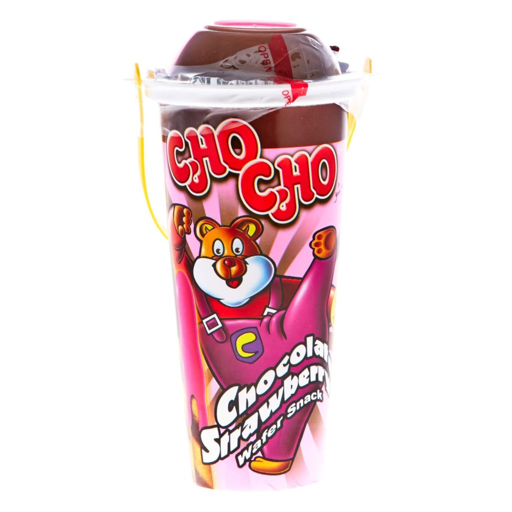 

CHO CHO Wafer Snack Chocolate Strawberry 40g