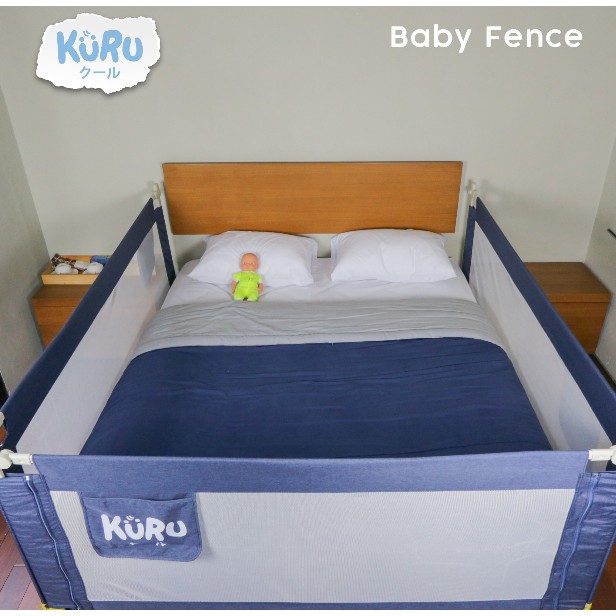 KURU Baby Bedrail 200cm Pembatas Pengaman Pagar Kasur Ranjang Bed Rail