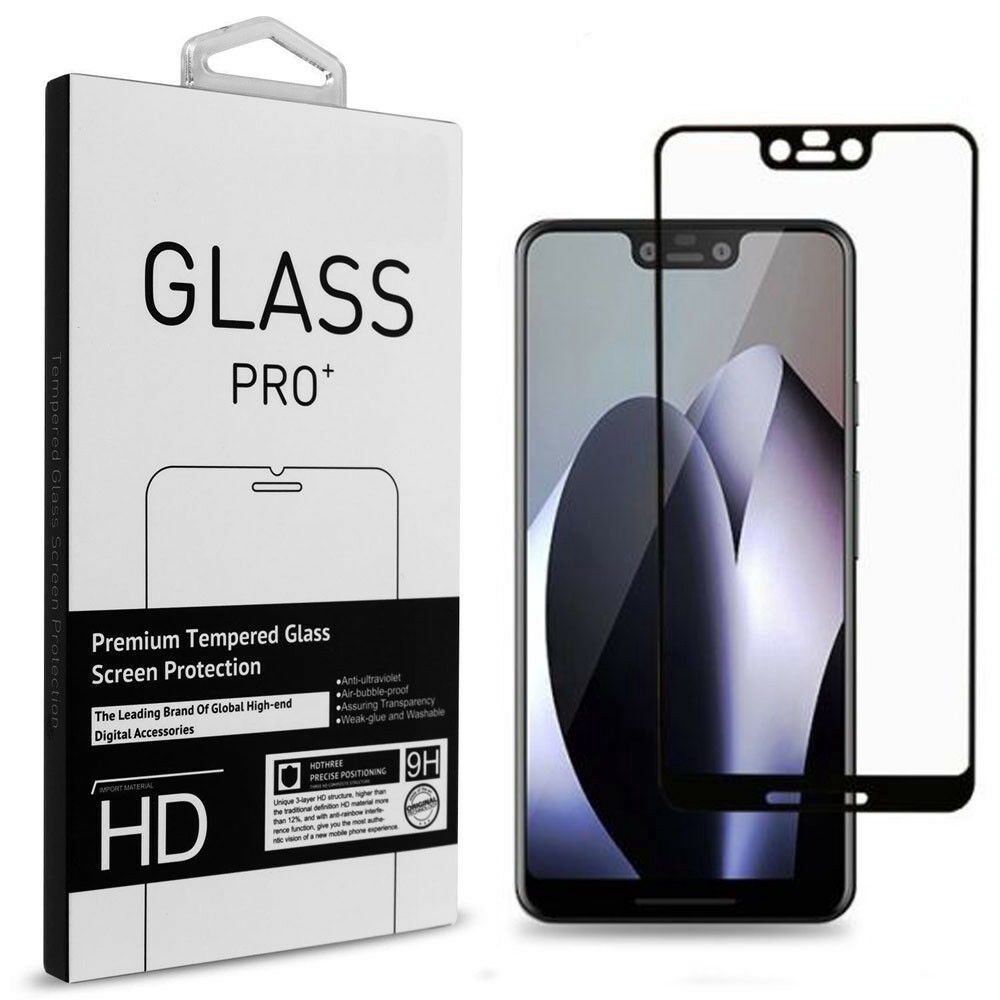 Pelindung Layar Tempered Glass Full Cover untuk Google Pixel 3 3A XL 3 XL 2019