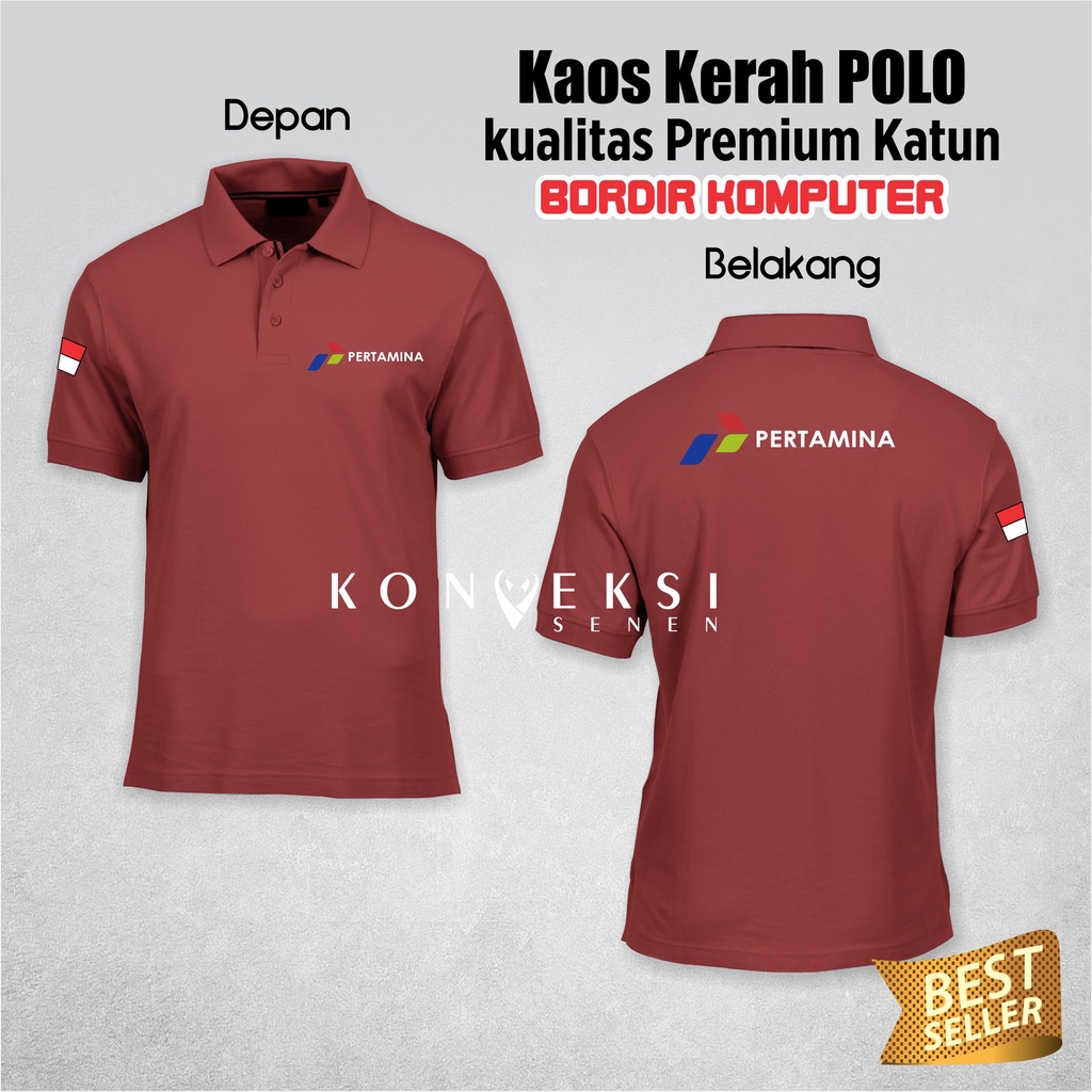 kaos pertamina | kaos polo | kaos polo katun