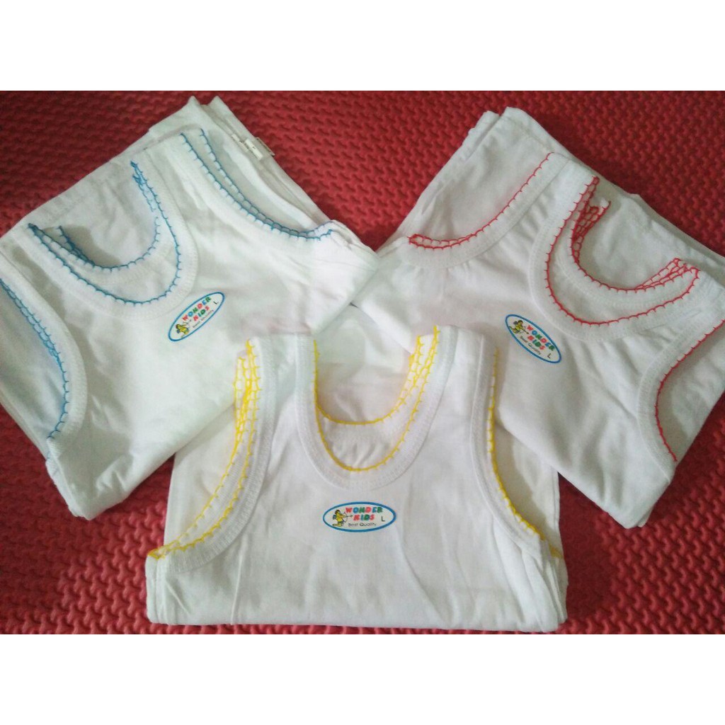 Wonder kids Single bayi pikok kaos dalam anak