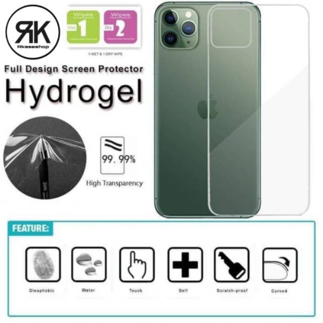 Hydrogel anti gores BELAKANG Iphone 11 Iphone 11 PRO IPhone 11 Pro max Back screen guard antigores