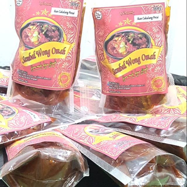 

Sambalado ikan cakalang tanpa duri+petai