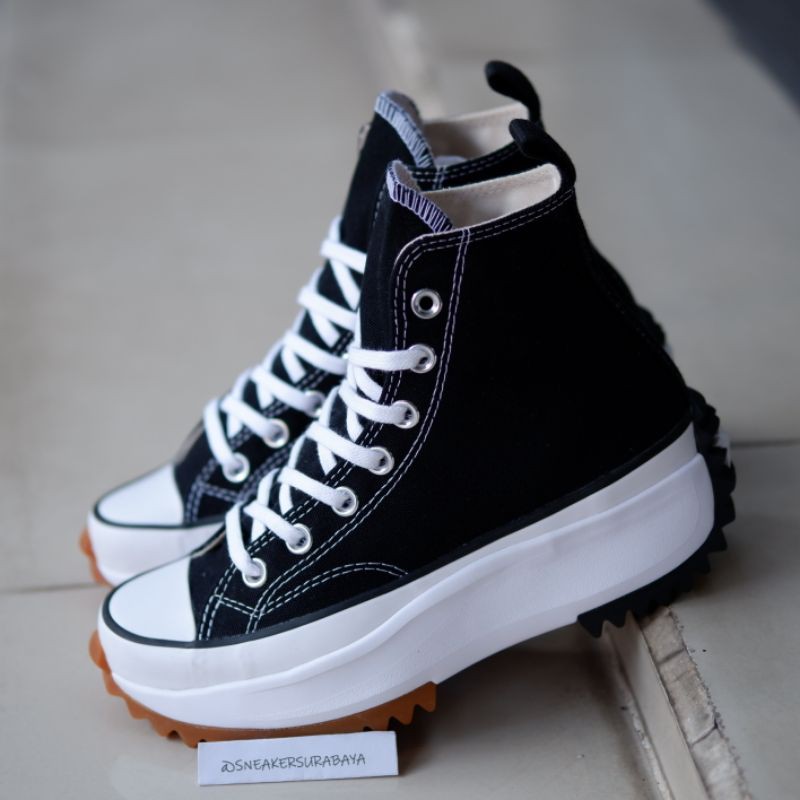 Converse Run Star Hike Hi Black White