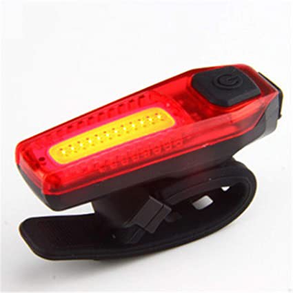 Lampu Belakang Sepeda USB Rechargeable / Rear Tail Bike Portable Light Lamp