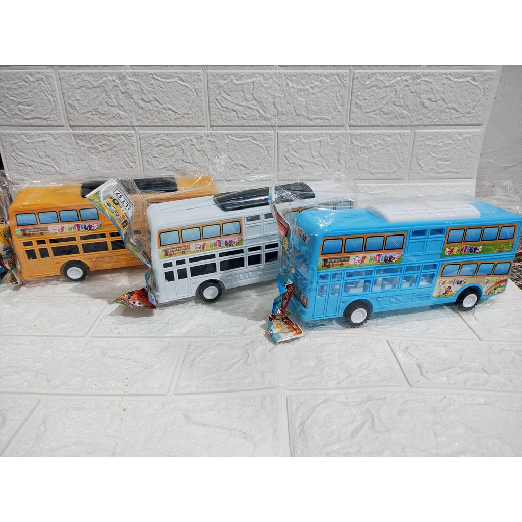 MAINAN ANAK FUNNY BUS/MAINAN ANAK BUS 2 TINGKAT TERMURAH LT57