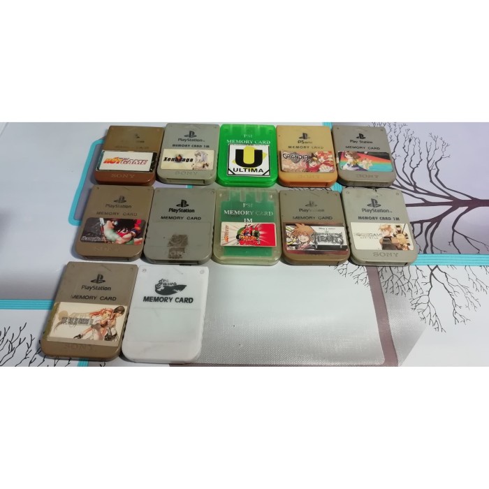 [READY] Memory card PS1 PS 1 Playstation 1 second bekas kondisi normal