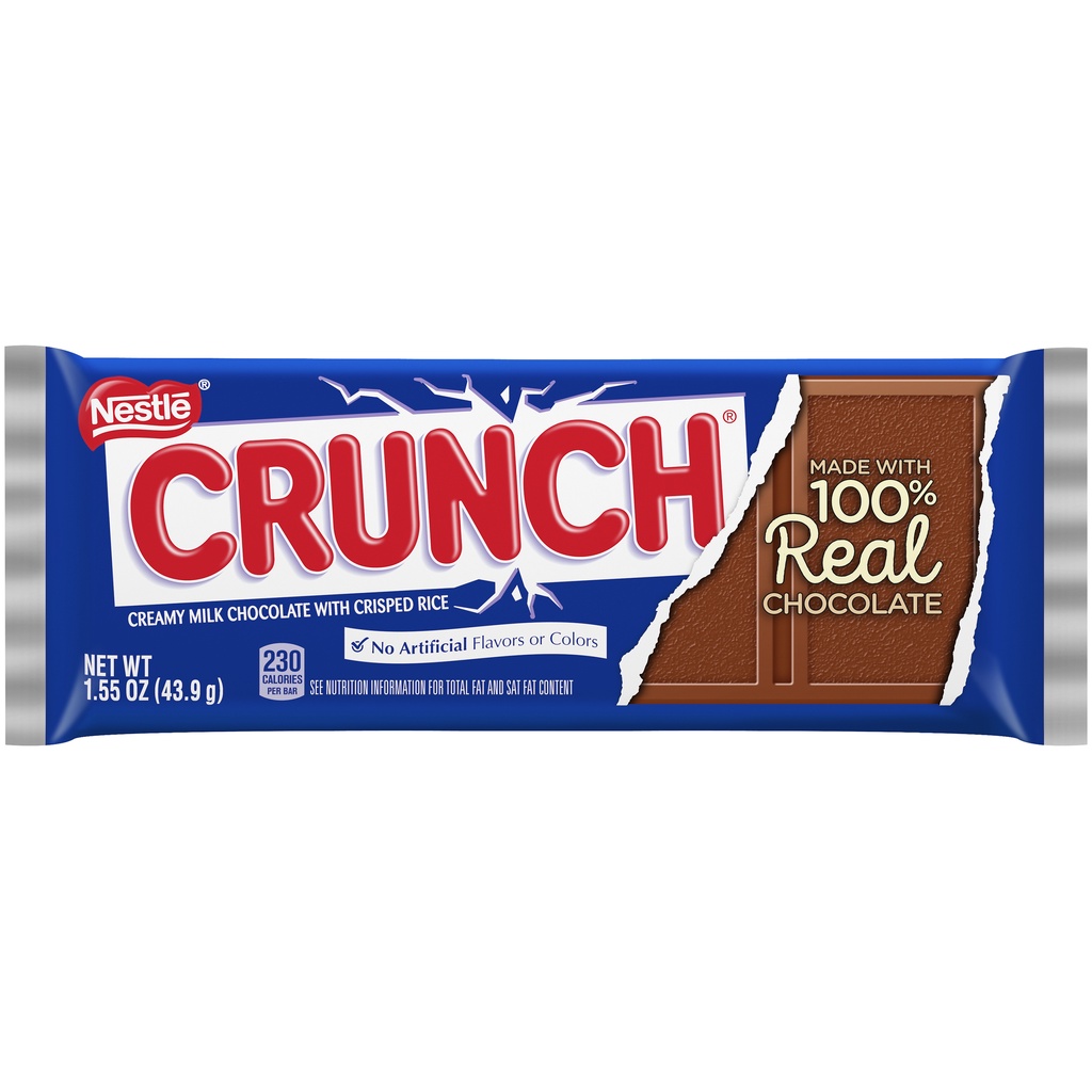 

Nestle Crunch Chocolate Bar 1.55 Oz / Buncha Crunch 3.2 Oz