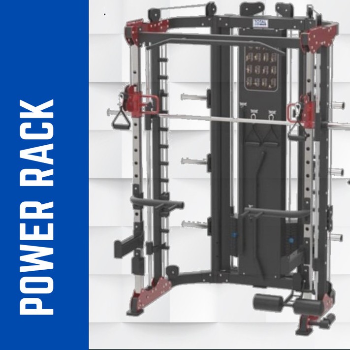 Alat Fitness Gym Multi Power Rack Smith Machine Alat angkat beban multi fungsi Gym