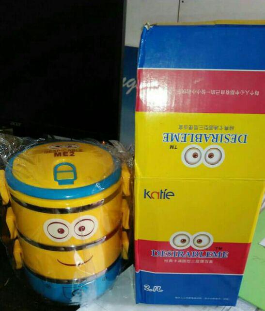 Rantang 3 Susun Minion