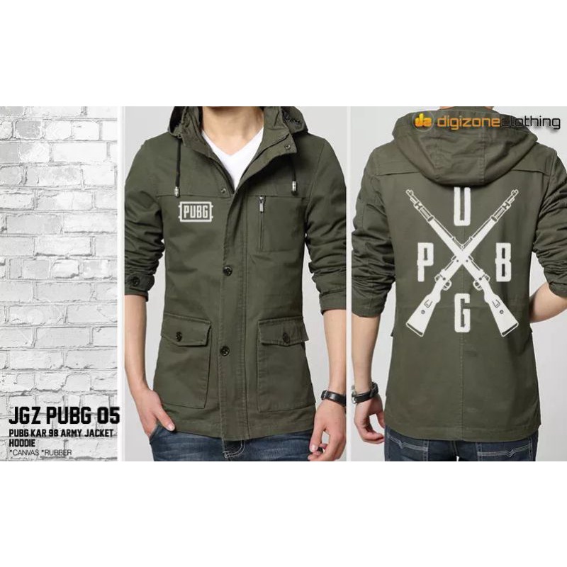 PUBG Kar 98 Army Jacket Hoodie (JGZ PUBG 05)