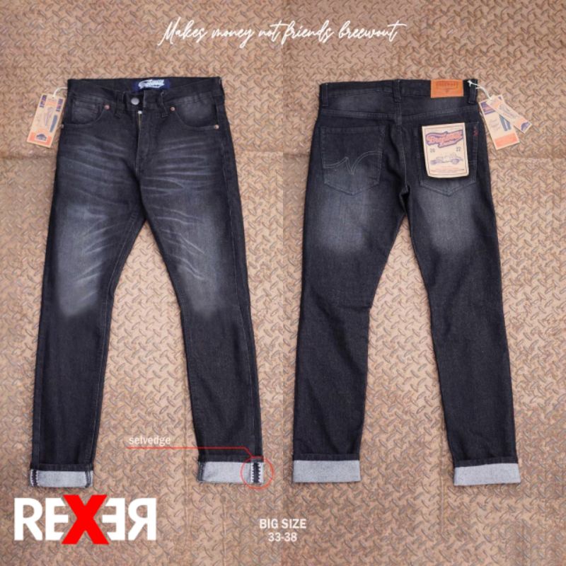 Celana denim big size Premium Selvedge