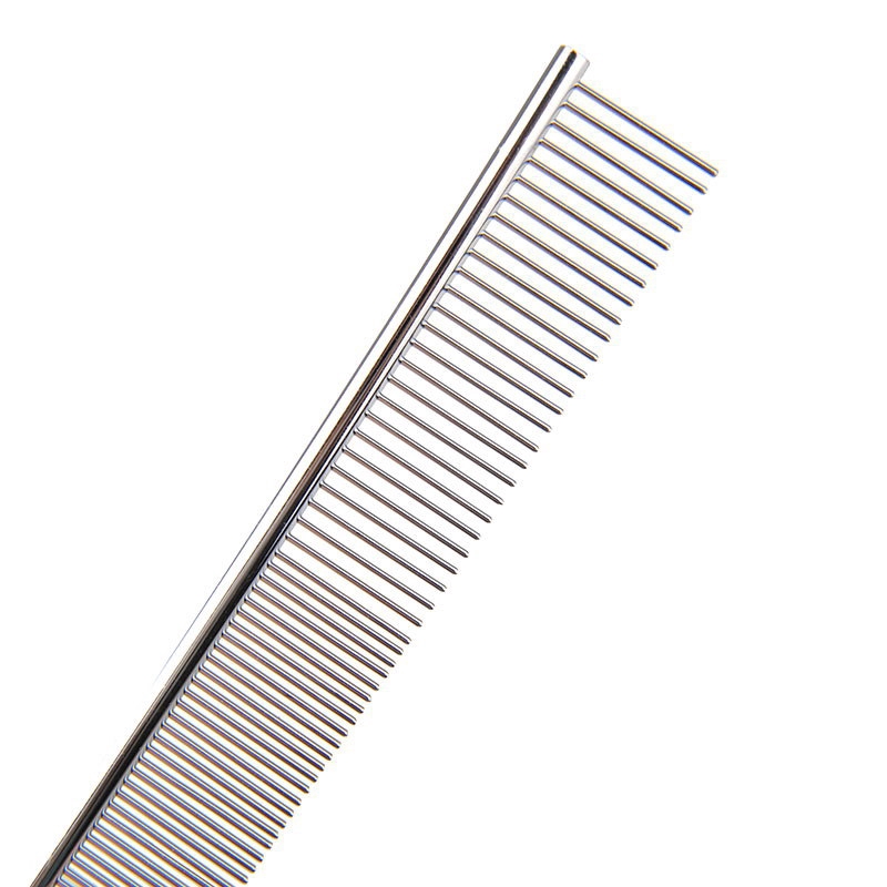 Sisir Grooming Lurus Bahan Stainless Steel Untuk Anjing