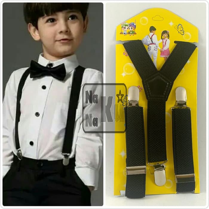Suspender Y 2-5 cm (Tali Baju ala Jojon) utk Anak - Anak