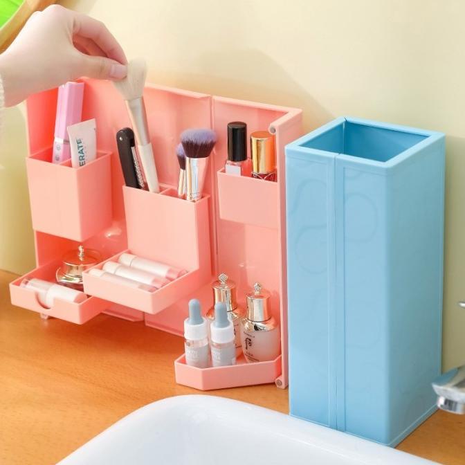 

Kotak Pensil Lipat Magnetik Persegi Panjang Untuk Alat Tulis/Make Up