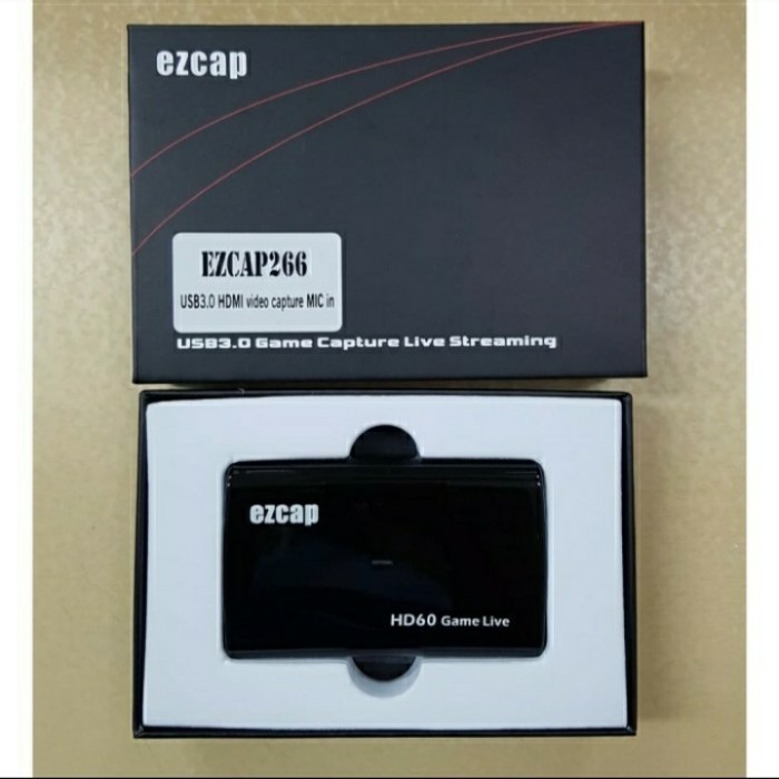 Ezcap 266 Live Steraming HDMI Capture 4K 1080P USB 3.0 Mic HD60 60FPS