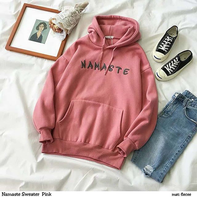 HOODIE WANITA SWEATER POLOS BAHAN FLEECE