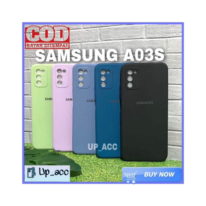 SAMSUNG A03 REAL A03S Case Candy Macaron Warna Tpu Lens Protector Kamera Case Makaron Premium Soft Case Full Cover