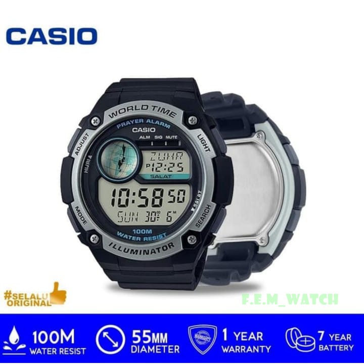 JAM CASIO GENEERAL / CASIO ORIGINAL / JAM TANGAN / JAM PRIA / JAM WANITA / CPA-100-1AVDE  / FASHION
