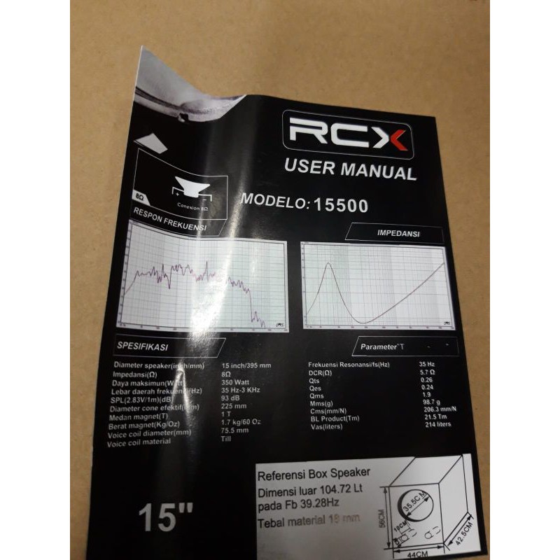 speaker RCX 15500 murah terlaris