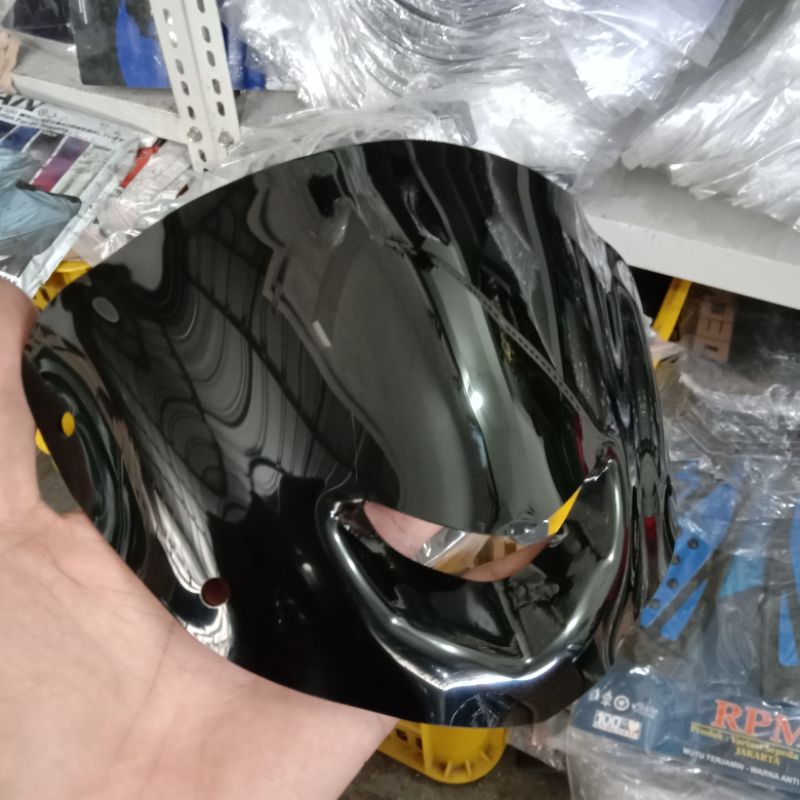 Visor 125ZR 125Z Yamaha X1 PNP F1zr Fizr Satria Hiu Jupiter z1 Mio Sporty Mio Smile Hitam Kilap