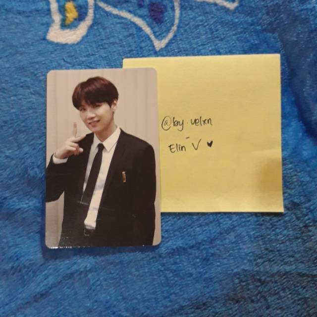 SUGA PHOTOCARD MEMORIES 2018
