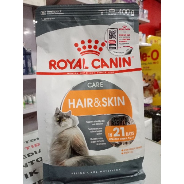 Royal Canin Hair and Skin Care Makanan Kucing Dewasa 400gr