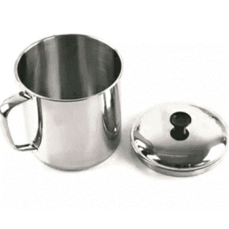 MUG STAINLESS 11 CM /PLUS TUTUP