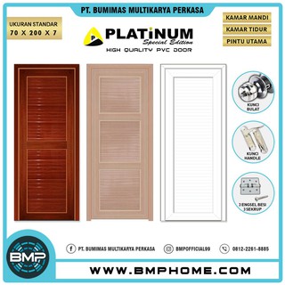 Pintu Kamar Tidur 80x210 Pvc Tebal 2 5mm 25kg Limited