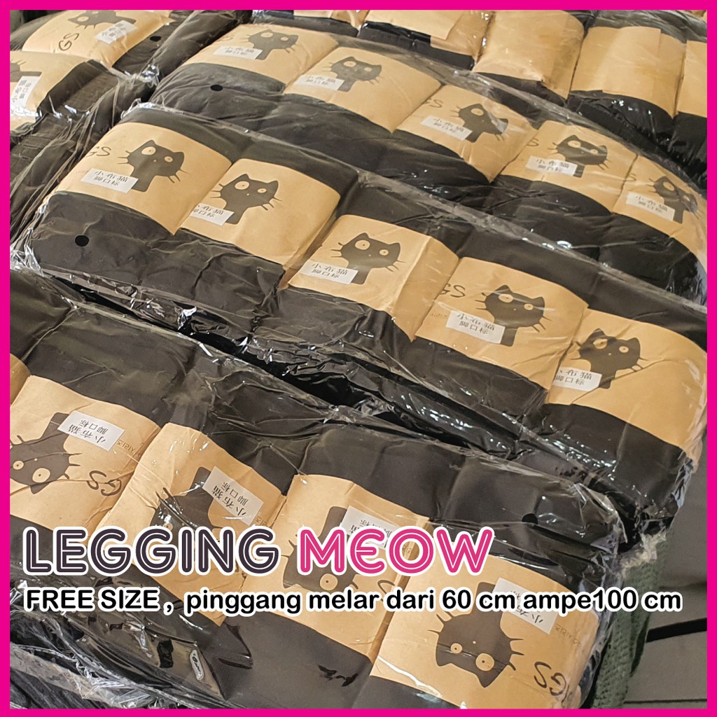 Legging Tebal Wanita / Legging Meow Buu / Legging Wanita Panjang