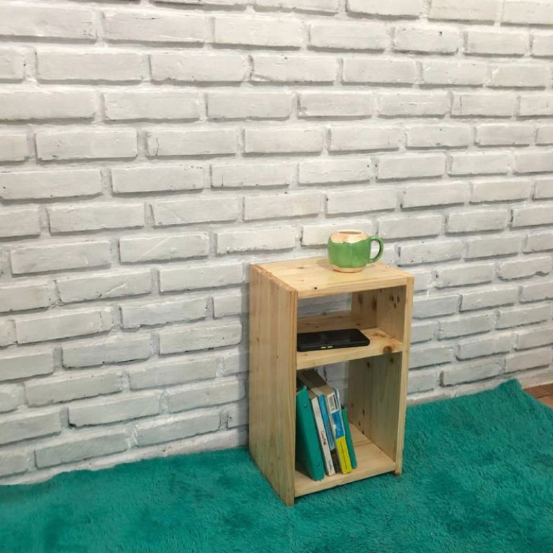 Nakas Kayu Meja Samping Meja Kecil Kayu Jati Belanda