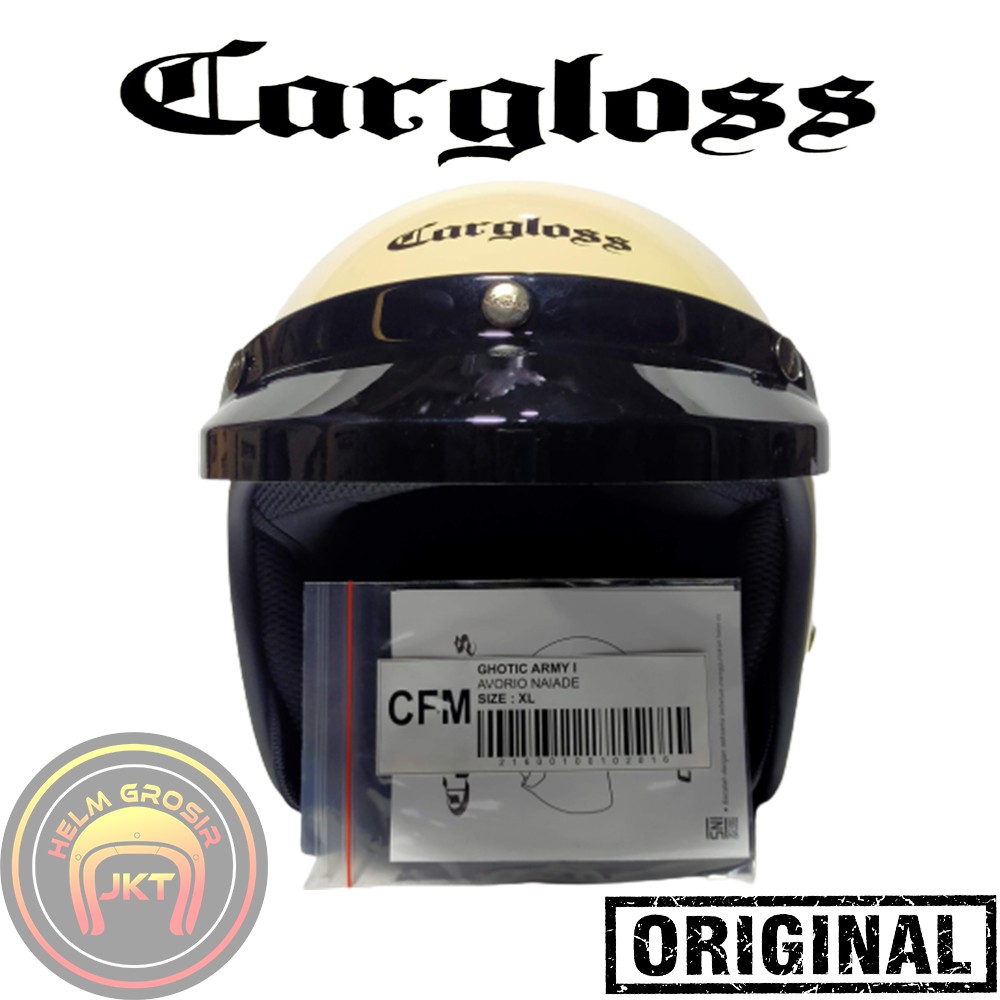 HELM CARGLOSS  ORIGINAL 100% TANPA KACA MURAH WARNA LENGKAP (COD)