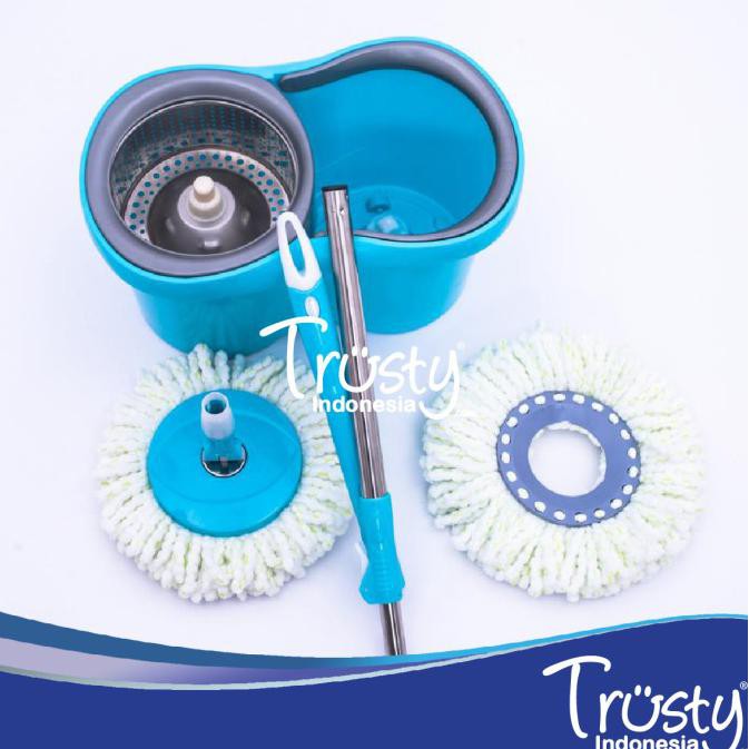 Ready Oke] Refill Saja - Kepala Alat Pel Trusty Spin Dry Microfiber Magic Mop