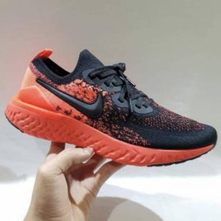 nike epic react flyknit 2 black bright crimson infrared