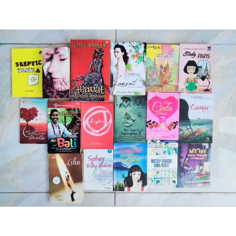 OBRAL BUKU BACAAN | BUKU NOVEL | NOVEL FANTASI
