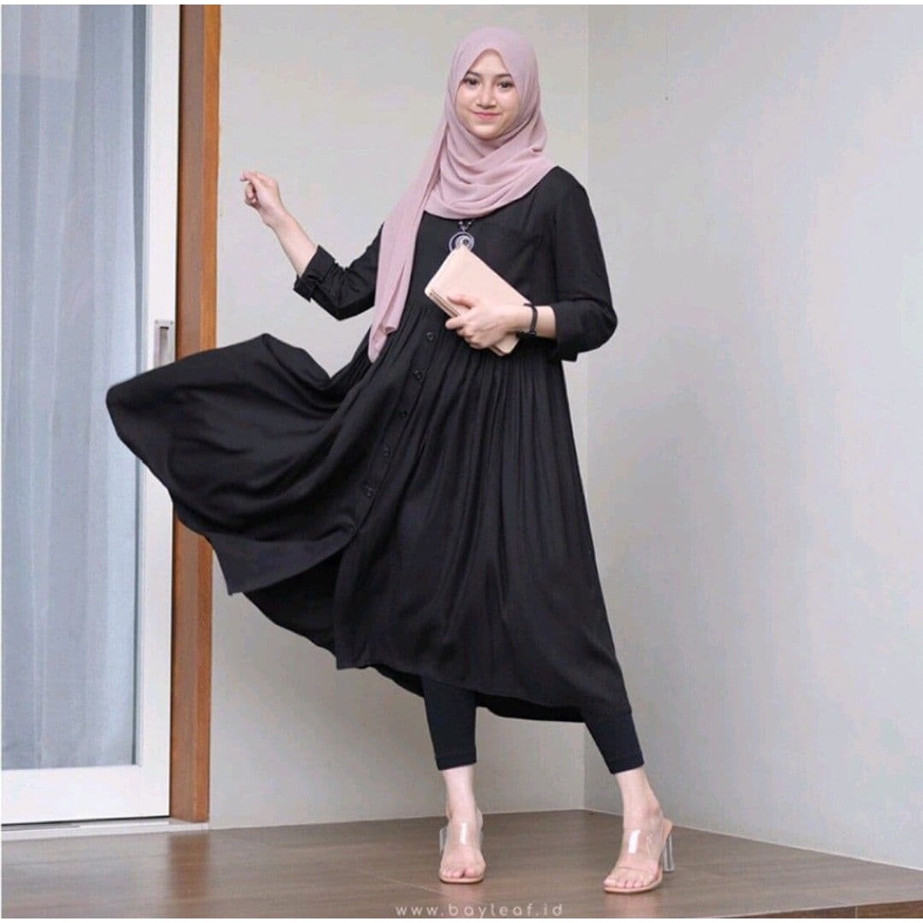 Atasan Tunik Wanita Rayon Uniqlo Nikita Tunik Premium