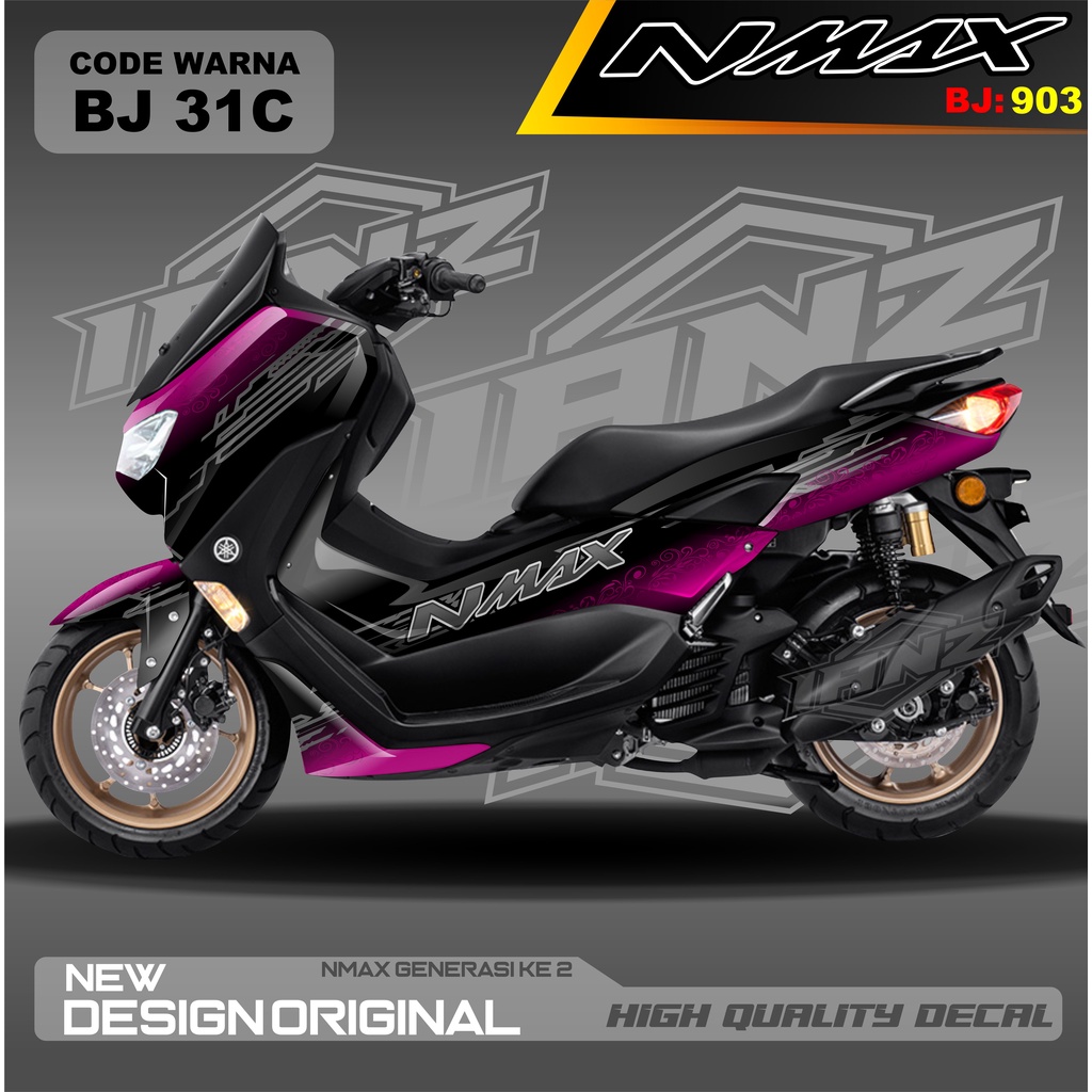 STICKER VARIASI NEW NMAX FULL BODY BLOK MOTOR / DECAL FULL BODY NMAX / DECAL STIKER FULL BODY NMAX / STIKER DECAL NMAX TERBARU