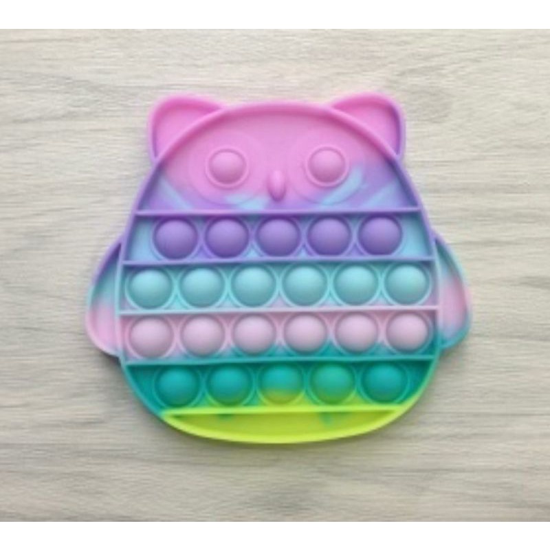 POP IT VIRAL / POP IT RAINBOW / POP IT BOBA-Burung Hantu