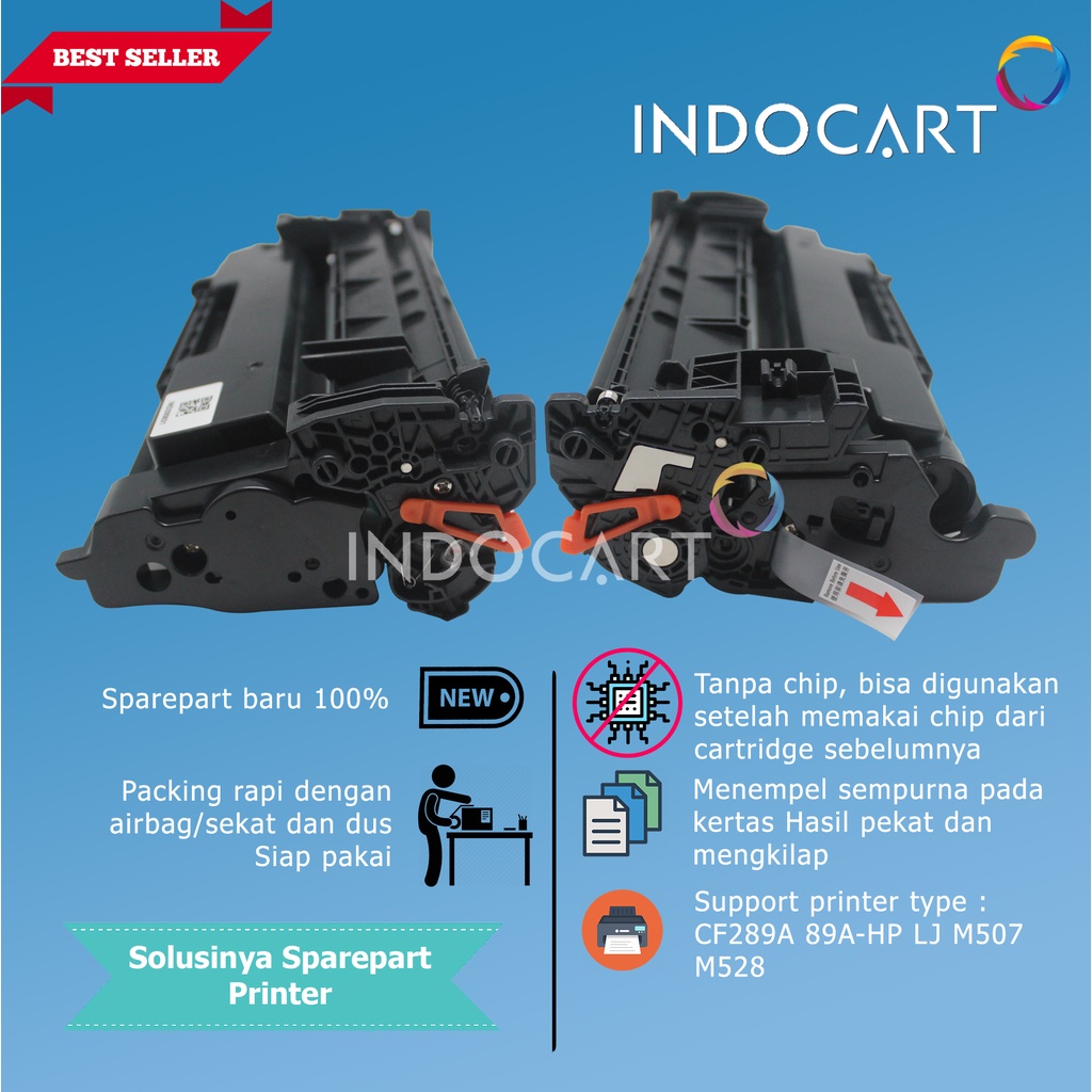 Toner Cartridge Compatible HP CF289A-Printer HP LaserJet Enterprise M507 MFP M528-tanpa chip