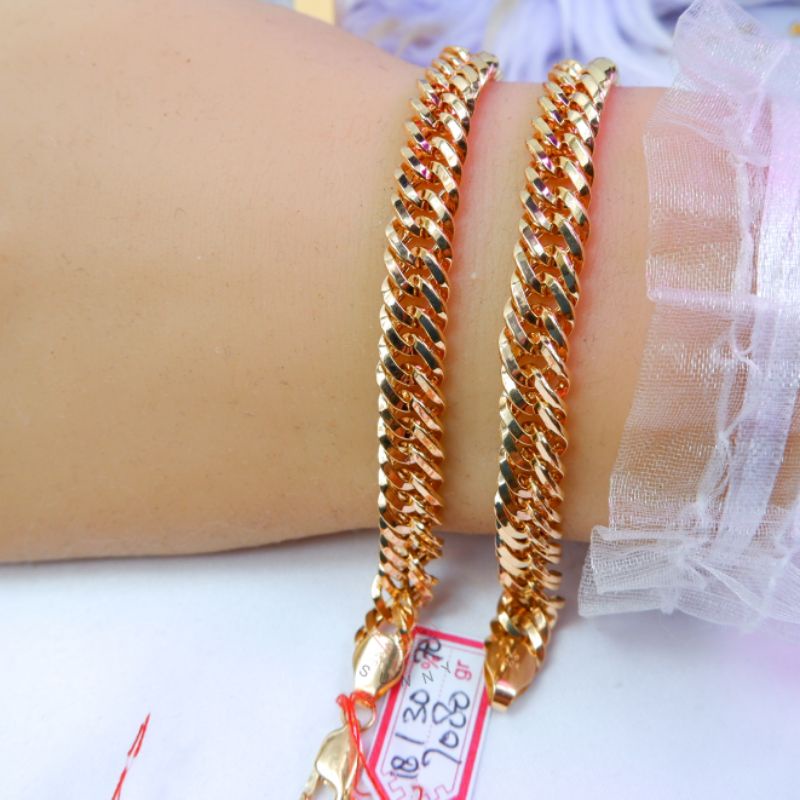 Gelang lemas/rolex/rante besar emas asli 300%