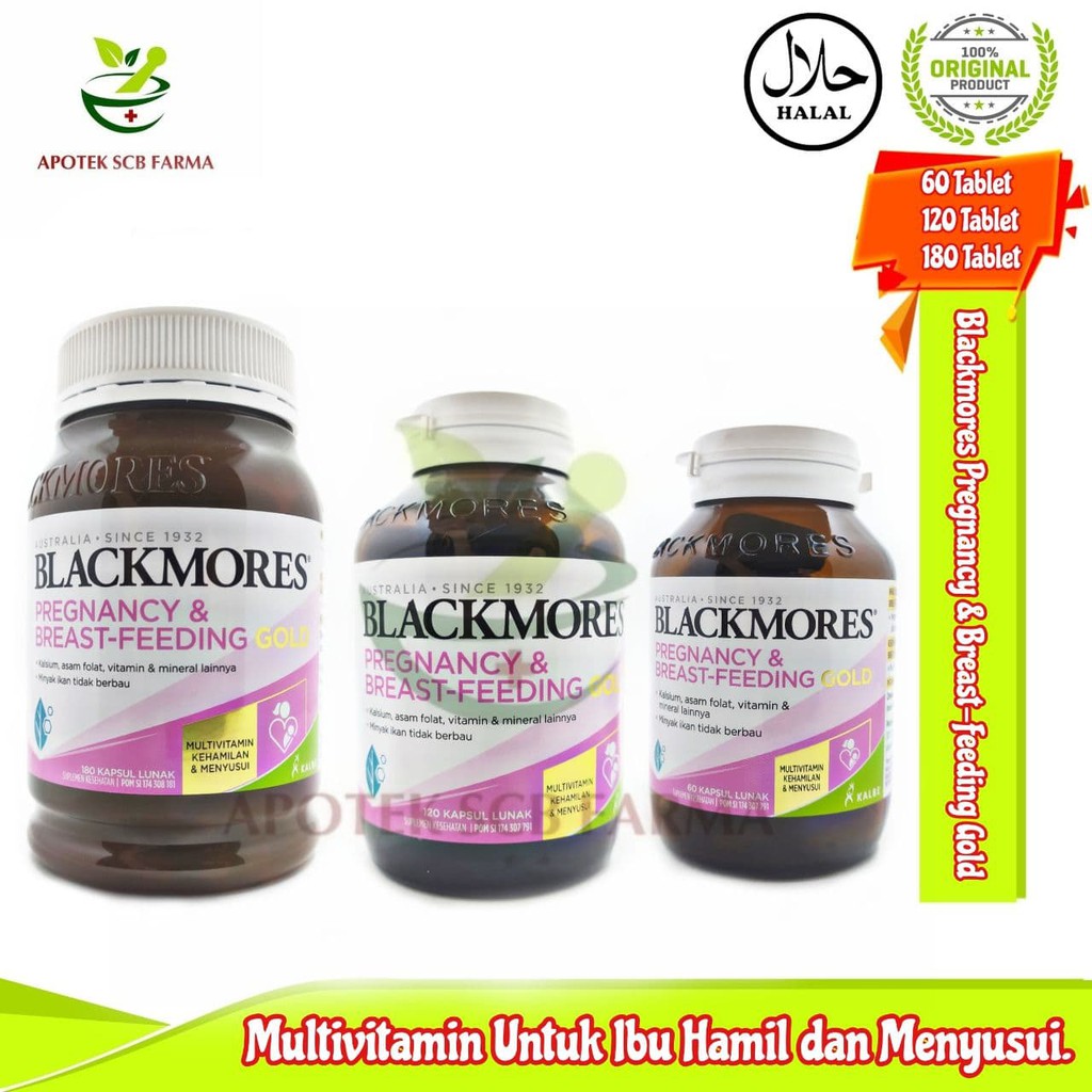 Blackmores Pregnancy & Breastfeeding - Vitamin Ibu Hamil & Menyusui