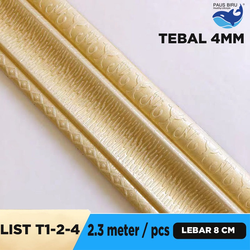 Wallpaper List Foam Wallborder Foam 3D / Wall Border List / List dinding 3D 2.3 Meter-LIST T1-2-4