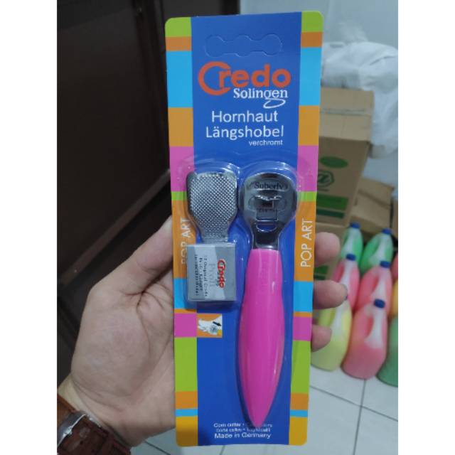 Credo Set Alat Penghalus Kulit Telapak Kaki/Tumit Kaki