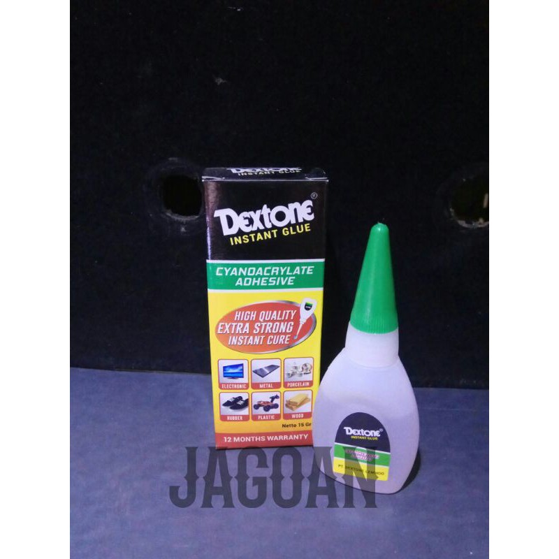

Lem Korea Dextone instant glue, lem cair, lem super, lem setan tahan lama, lem g