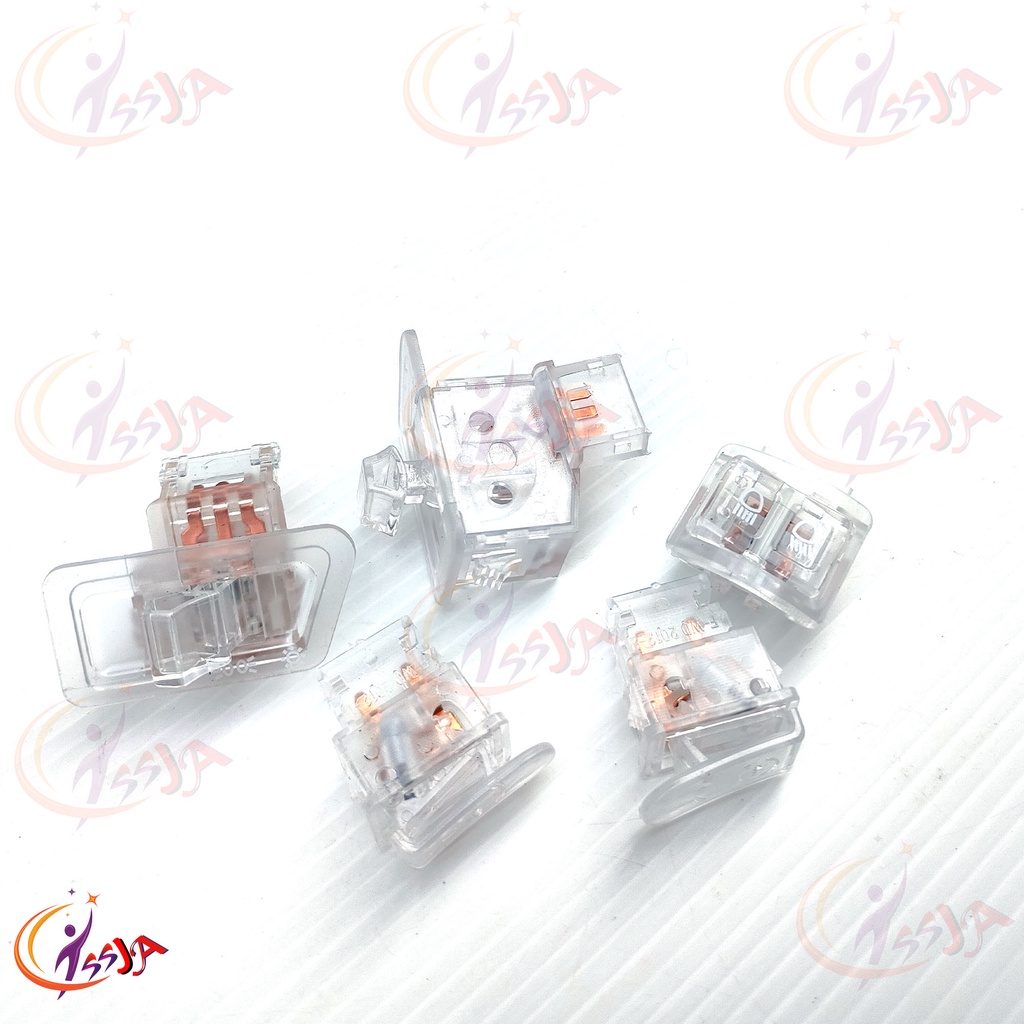 Saklar Set 5 pcs Transparan Motor BEAT Karbu / Vario Karbu / SUPRA X / SUPRA FIT NEW / Revo